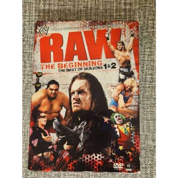 WWE RAW The Beginning DVD 4 Discs Set WWF Preowned Untested Wrestling Undertaker - Picture 1 of 6